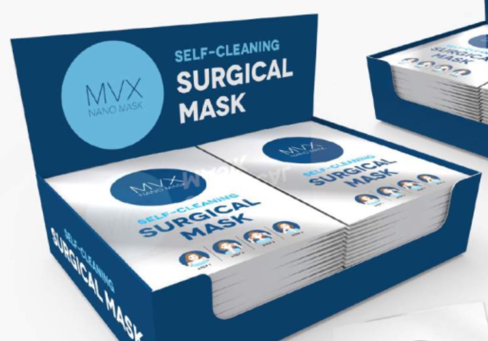 MVX Nano-Mask Anti-Viral Face Mask Box